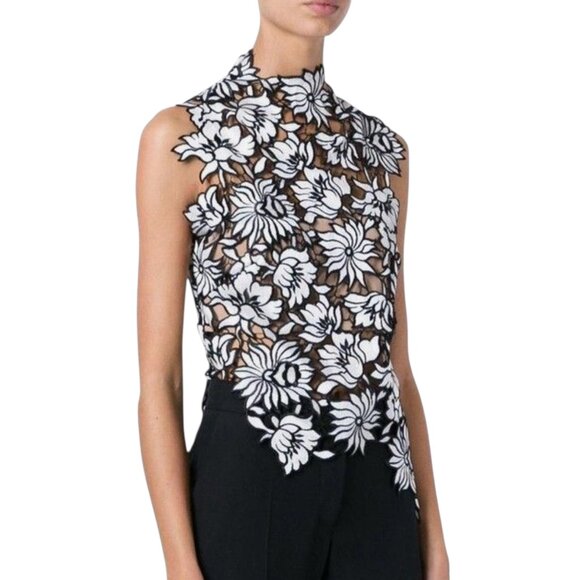 Self Portrait Lily Lace Top Size XS - Picture 2 of 12